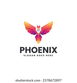 Phoenix Gradient Colorful Logo Template