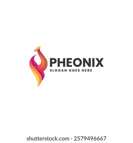 Phoenix Gradient Colorful Logo Template