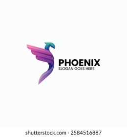 Phoenix Gradient Colorful Logo Template