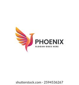 Phoenix Gradient Colorful Logo Template