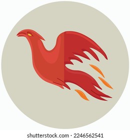 Icono Phoenix clipart ilustración vectorial aislada