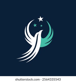 phoenix icon logo, bird icon