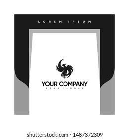 Phoenix Icon Logo Design Concept