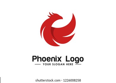 Phoenix Icon Logo Vector