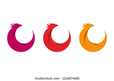 Phoenix Icon Logo Vector