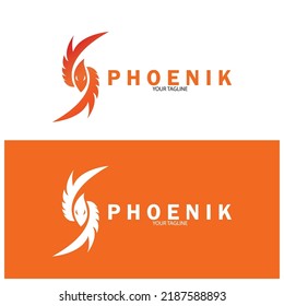 phoenix icon vector illustration template design