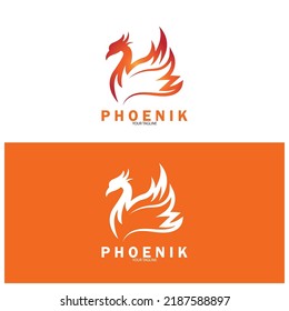 phoenix icon vector illustration template design