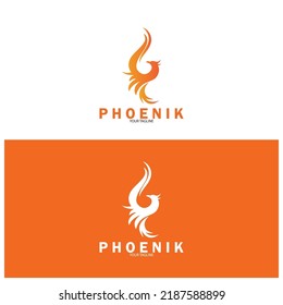 phoenix icon vector illustration template design
