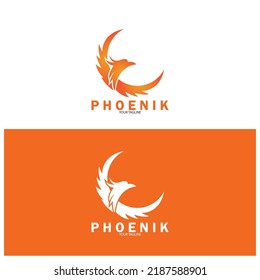 phoenix icon vector illustration template design
