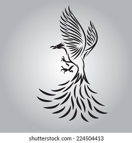 phoenix illustration - vector