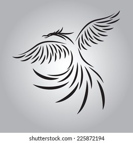 phoenix illustration - vector