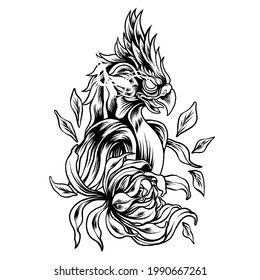 The Phoenix Illustration for your business or merchandise