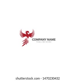 phoenix image logo stock vector