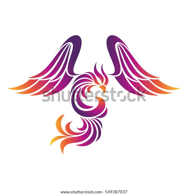 フェニックスのロゴ のベクター画像素材 ロイヤリティフリー