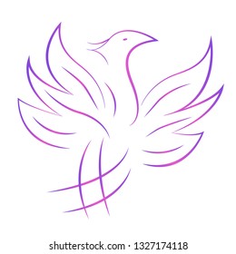 phoenix logo abstract