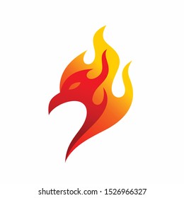 Fire Phoenix Thunder Logo Vector Stock Vector (Royalty Free) 1500955775