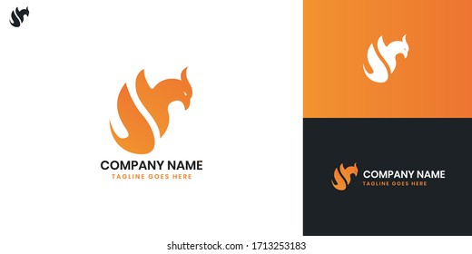 Phoenix Logo - All elements on this template are editable with vector software