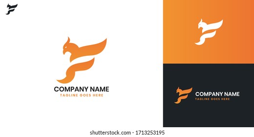 Phoenix Logo - All elements on this template are editable with vector software