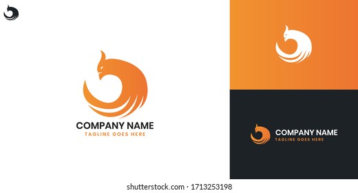 Phoenix Logo - All elements on this template are editable with vector software