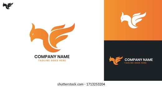 Phoenix Logo - All elements on this template are editable with vector software