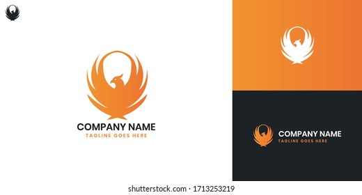 Phoenix Logo - All elements on this template are editable with vector software