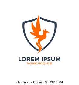 phoenix logo. bird. unique. vector illustration