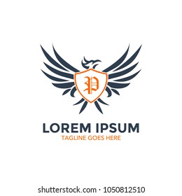 phoenix logo. bird. unique. vector illustration