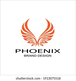 phoenix logo. bird. unique. vector illustration