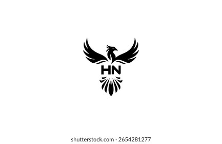  Phoenix Logo Bold Minimal Tech Bird Symbol for Artificial Intelligence Branding