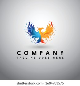 phoenix Logo Conceptual Design Vector