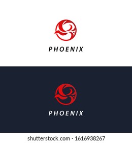 Phoenix Logo Design 3D Illustration 2
