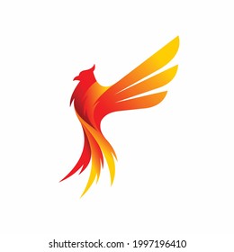 Phoenix logo design, phoenix bird logo