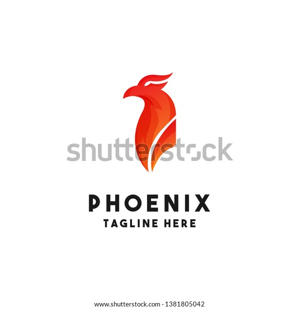 Phoenix Logo Design Inspiration Vector Illustration Stock Vector ...