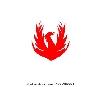 Phoenix logo design template