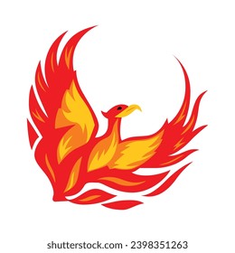 plantilla de logotipo de diseño de logotipo de phoenix