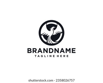 phoenix logo design template. phoenix logo for business company.