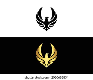 Phoenix Logo Design Template Vector Element.