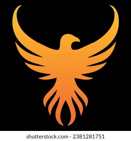 phoenix logo design vector file