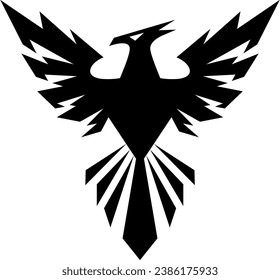 phoenix logo design vector file