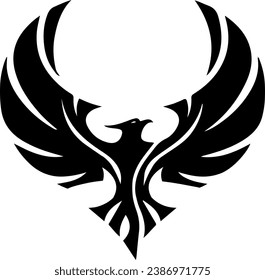 phoenix logo design vector file