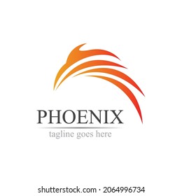 Phoenix-Logo-Design, Vektorgrafik