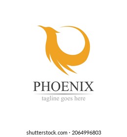 Ilustración vectorial del diseño del logotipo de Phoenix