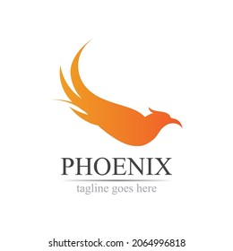 Phoenix logo design vector illustration