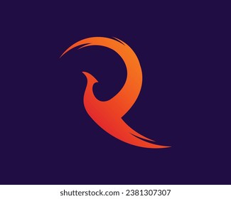 Phoenix Logo Design Vector Illustrations