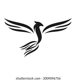 phoenix logo design vector template