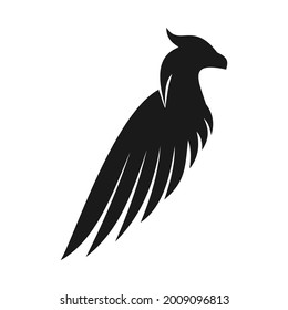 phoenix logo design vector template