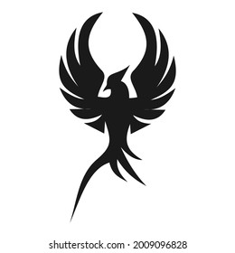 phoenix logo design vector template