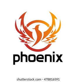 Phoenix logo, Fire bird logo