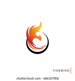 Phoenix logo, fire bird