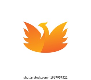 Phoenix logo fire flame bird